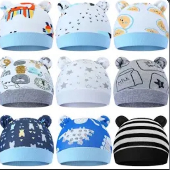 Baby hat mystery bundle 10+ hats! Cotton and soft - Picture 1 of 3